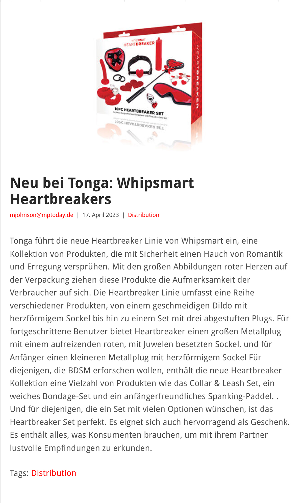2023-04 eLine Online - Whipsmart Heartbreakers